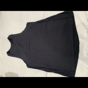 Black lululemon open back tank